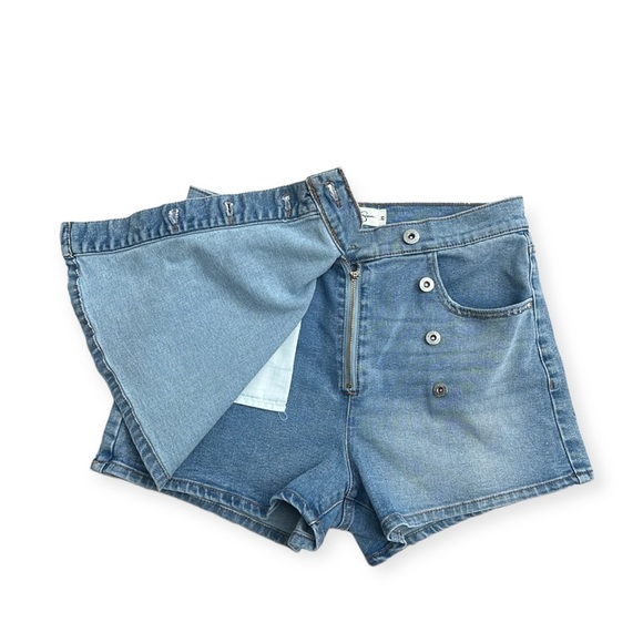 Jessica Simpson Elyse denim buttonfly skort - Picture 2 of 12